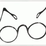 23 Eine Ohrenbrille aus der Zeit um 1800
