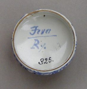 Jeversche Fayencen - Deckel