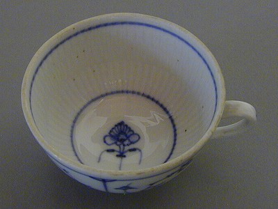 Tasse, Dekor 'Strohblume', Wallendorf, um 1800