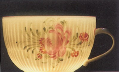 Teetasse, Dekor 'Rot Dresmer', Wallendorf, ca. 2000