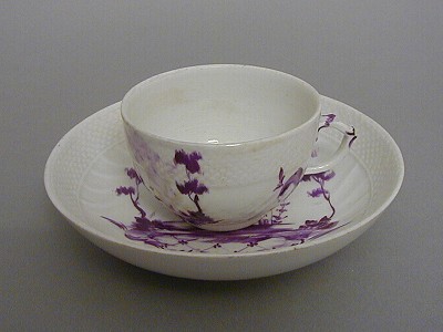 Tasse mit Purpurmalerei, Wallendorf, um 1800