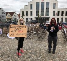 DEHOGA-Demonstration auf dem Marktplatz in Jever 8