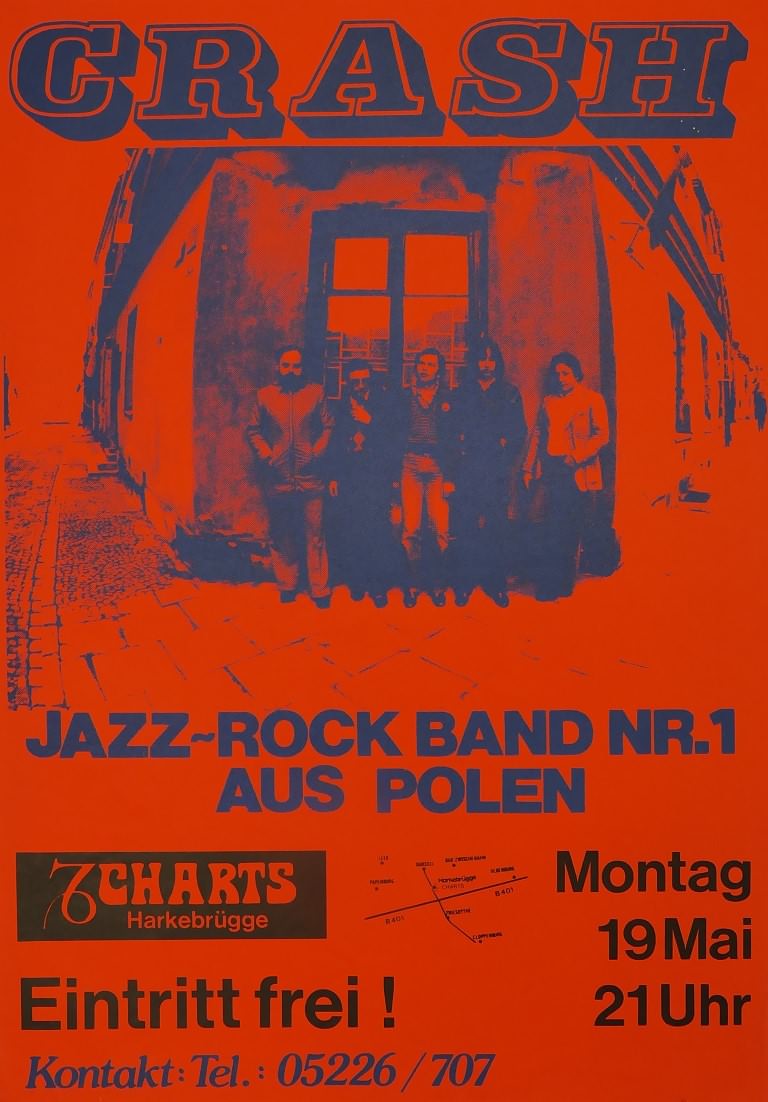 CRASH, 19. Mai 1980, Charts, Harkebrügge