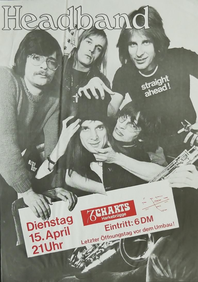 Headband, 15. April 1980, Charts, Harkebrügge