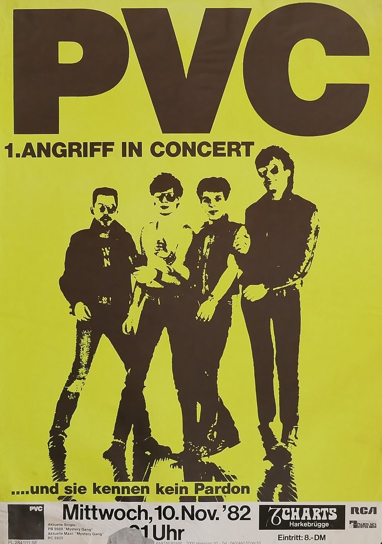 PVC, 10. November 1982, Charts, Harkebrügge