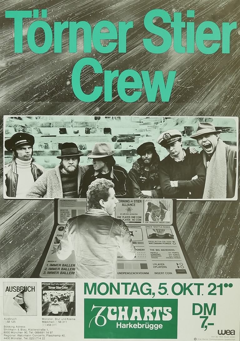 Törner Stier Crew, 05. Oktober 1981, Charts, Harkebrügge