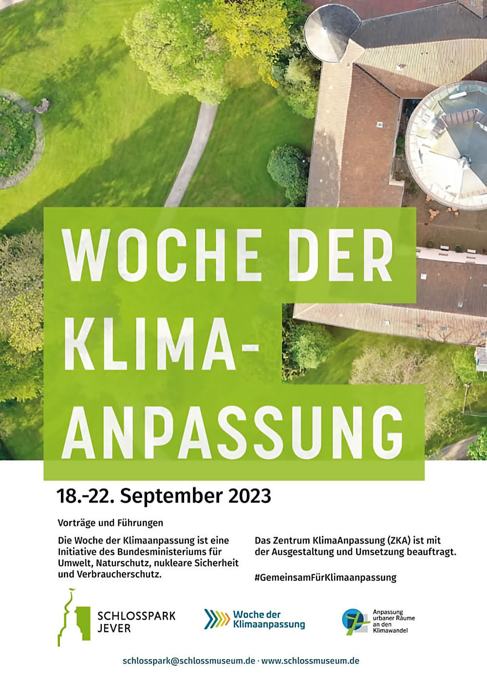 Plakat Woche der Klimaanpassung