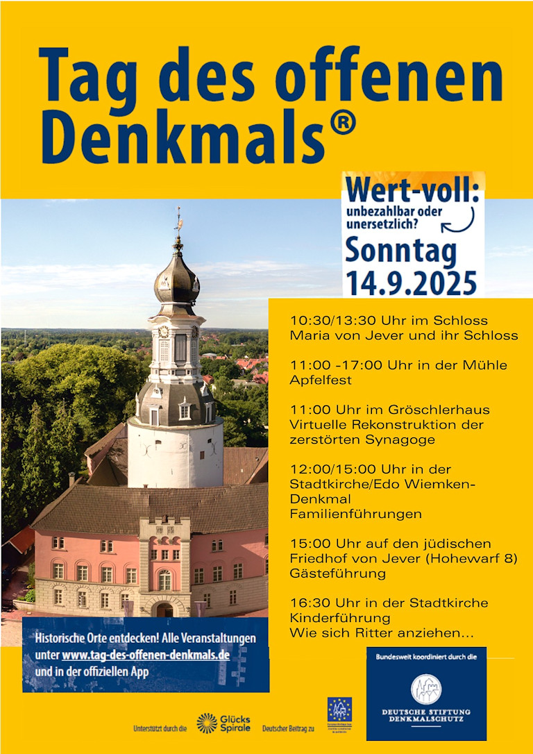 Tag des offenen Denkmals am 14.09.2025