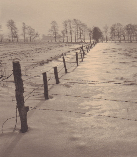 Friesische Winterlandschaft, um 1955