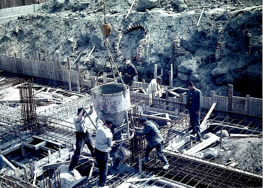 Grabkeller aus Ziegelmauerwerk