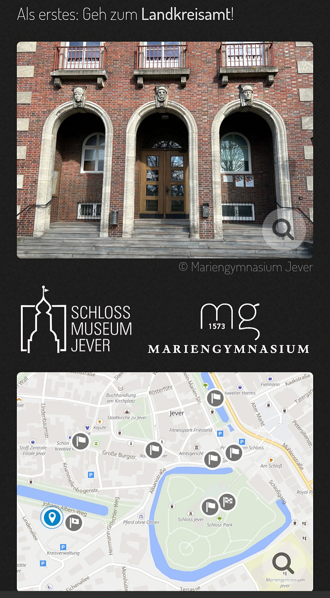 App Actionbound - Jever damals und heute - Screenshot 2