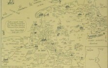 David Fabricius (1564-1617), Oostfrieslandt (Original: Kupferstich, 1613), ca. 1:270.000, Reproduktion, 41x37 cm, 20. Jh. David Fabricius (1564-1617), Oostfrieslandt (Original: Kupferstich, 1613), ca. 1:270.000, Reproduktion, 41x37 cm, 20. Jh.