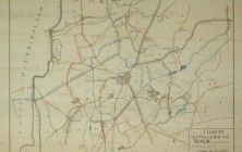 E. C. Dunker (?-?), Charte der Gegend um Iever, ca. 1:30.000, kolorierte Handzeichnung, 51x39 cm, 1828. Inv.-Nr. 12095 (Ka 5) E. C. Dunker (?-?), Charte der Gegend um Iever, ca. 1:30.000, kolorierte Handzeichnung, 51x39 cm, 1828. Inv.-Nr. 12095 (Ka 5)