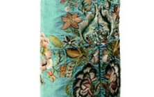 Taufkleid, mit Chinoiserien verziert (Muster nach Chinesischem Vorbild), Seide, 18. Jahrhundert Taufkleid