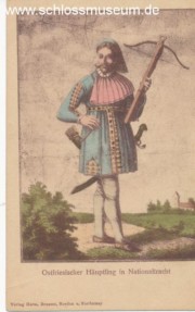 Eine angebliche Tracht aus der Häuptlingszeit.