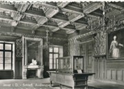 Der Audienzsaal noch mit Vitrine in der Mitte.