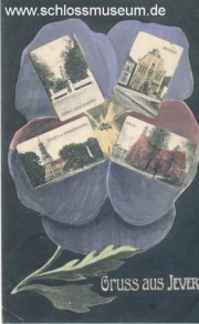 1907 wurden die Stadtansichten floral geschmückt präsentiert.