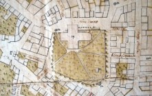 Kirchplatz als Friedhof 1768