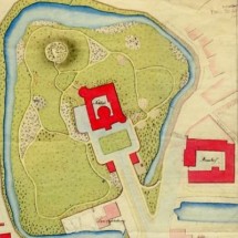 Plan des Schlossgartens zu Jever, Friedrich Wilhelm Röben, 1834