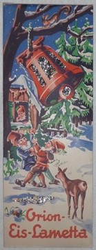 Orion-Eis Lametta in Originalverpackung, um 1960