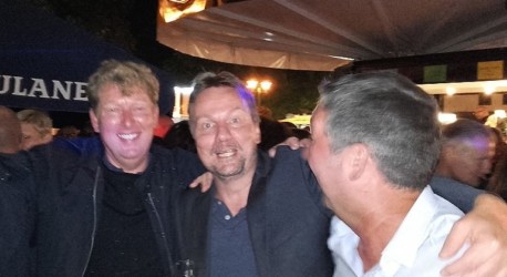 In Feierlaune auf der ZwiWo 2019, 2.v.re. der Autor