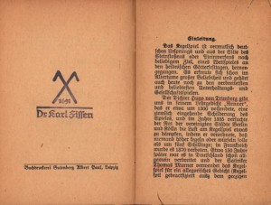 Das Kegelspiel (= Miniatur-Bibliothek Nr. 422), Leipzig, um 1915.