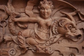 Detail Kassettendecke Audienzsaal Schloss Jever