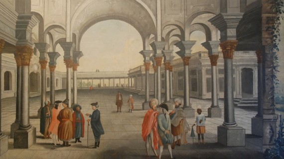 Schlossthemen: Kunstvolle Wände - Landschaftstapeten