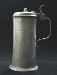 Zinn und Silber - Bierkrug