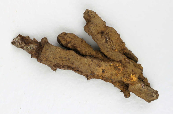 Splitter eines russischen Schrapnells (Inv.-Nr. 19374).