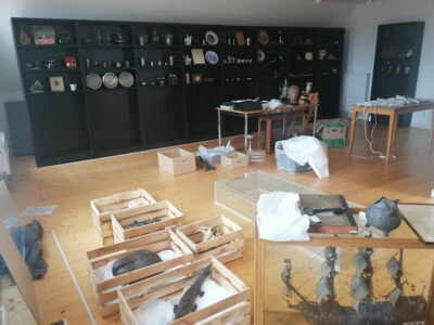 Regale füllen und Objekte miteinander arrangieren